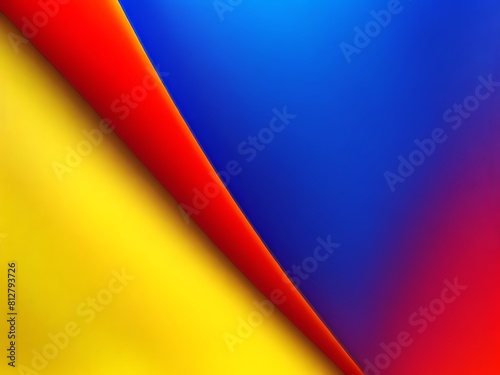 Free Download an abstract image with bright red, blue, and yellow colors. - GFXLoad