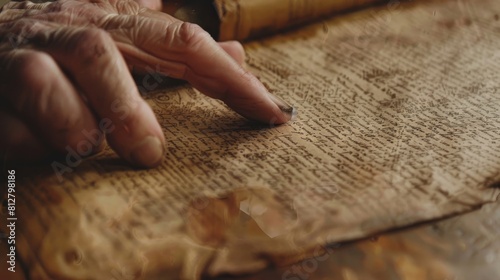 an aged weathered copy of the Emancipation Proclamation displayed at a Texas museum