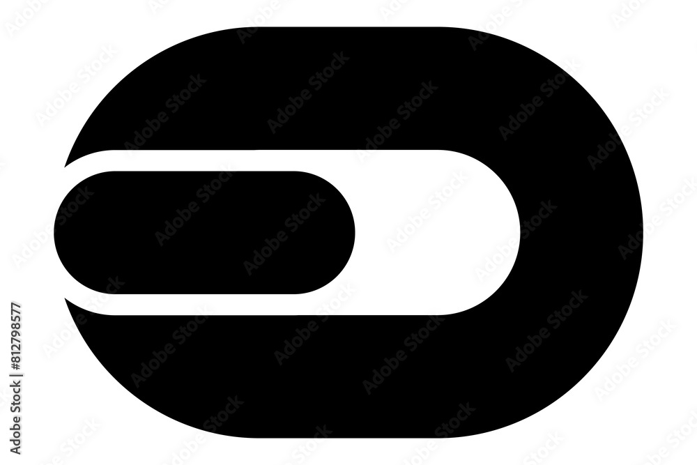 Modern abstract flat icon. Black logo concept. Graphic design. Vector illustration isolated on white background. Modern abstract flat icon. Black logo concept. Graphic design. Vector illustration isolated on white background.