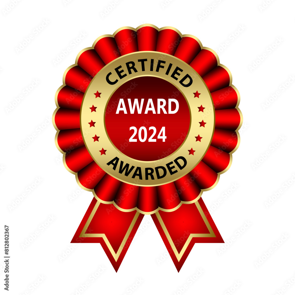 Set of Quality Badges and Labels Design Elements. Golden badge labels and laurel retro vintage collection. Emblem premium luxury logo in retro style template badges collection.