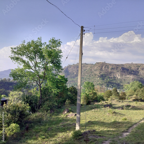 Landscape view of Kangra Distt. Velley Evening View Himachal Pradesh india 12 photo