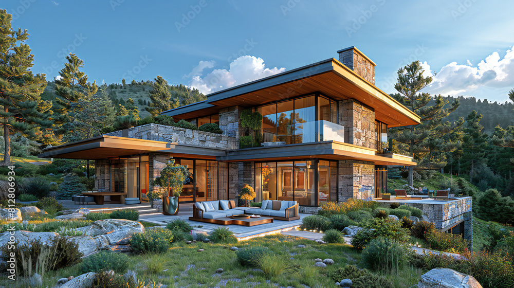 Beautiful Utah Home Design - Exterior View