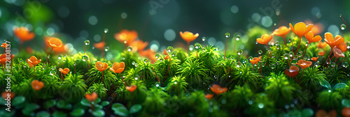 Moss and Grass Macro Photography