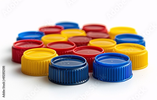 Vintage Cap Collection: A Colorful Display of Plastic Bottle Caps