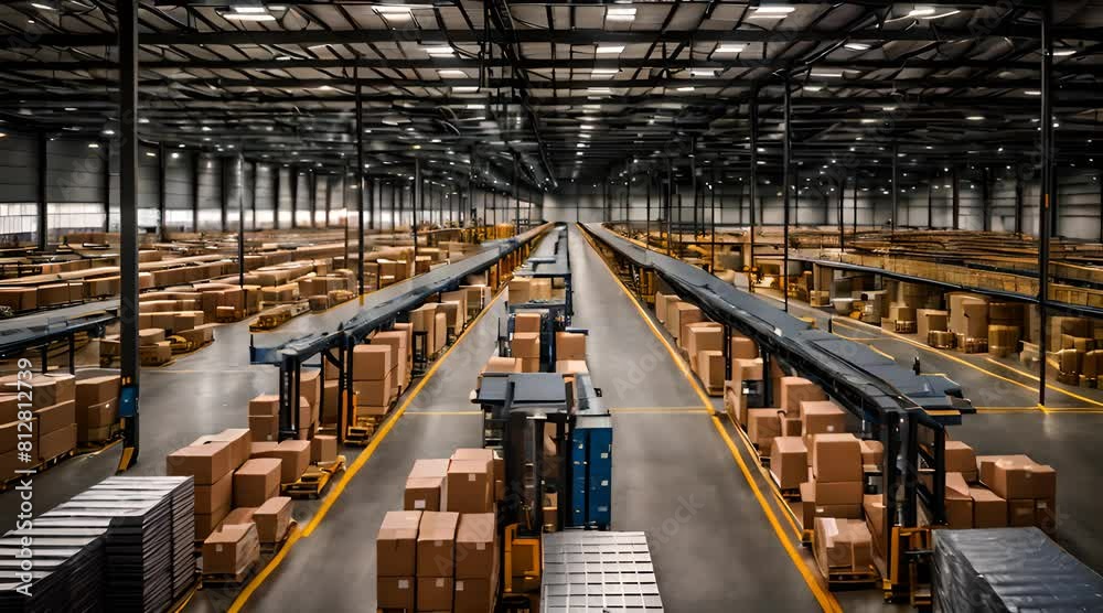 Efficiency in Motion. Inside the Logistics Distribution Center Efficiency in Motion. Inside the Logistics Distribution Center
