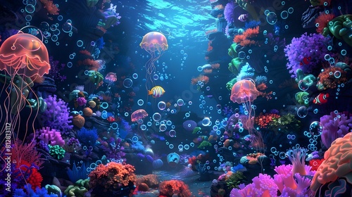 Otherworldly Undersea Wonderland A Captivating Glimpse into the Vibrant Diverse and Enchanting Marine Ecosystem