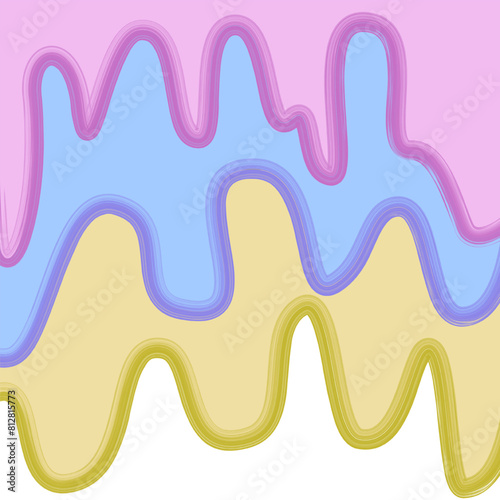 Melted vector pastel background image vector 