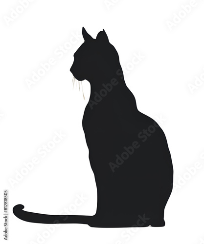 black cat silhouette © Tarine