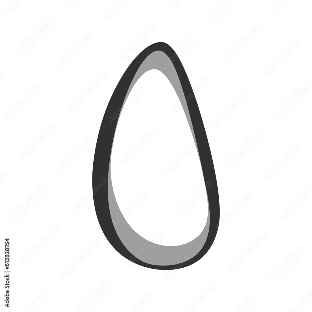 modern minimalist monochrome oval logo modern minimalist monochrome oval logo