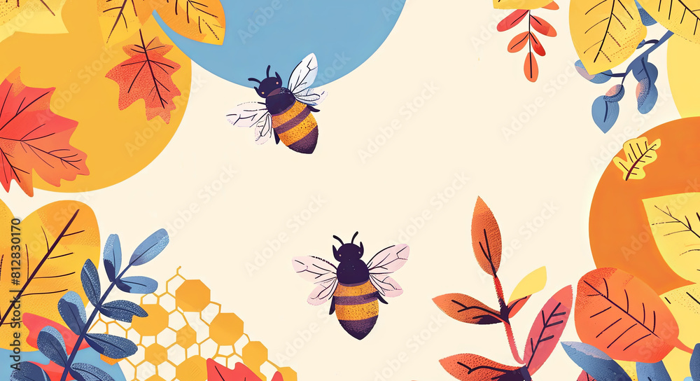 Wold honey bee day poster Wold honey bee day poster