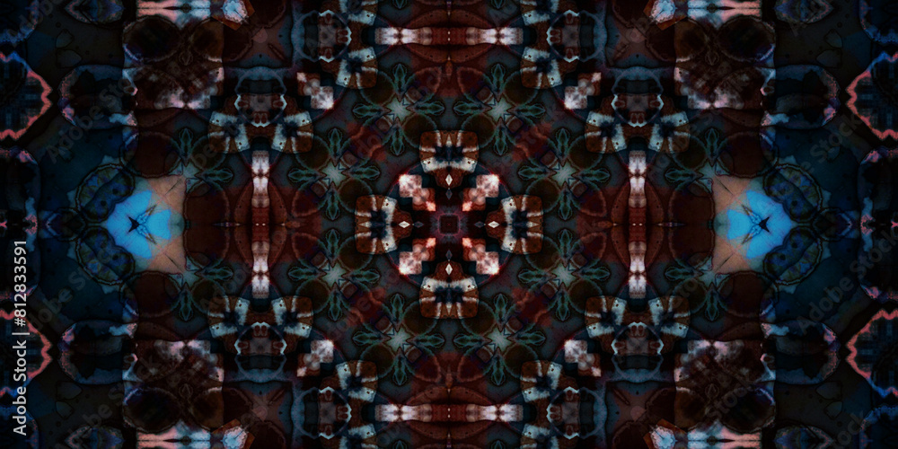 Obraz premium Seamless art pattern. Art background texture