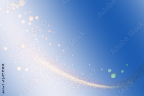 abstract gradation background with gold particle bokeh