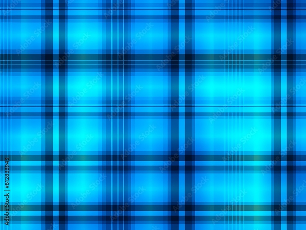 Black and neon blue plaid pattern background texture Black and neon blue plaid pattern background texture