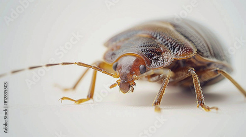 Bed Bug in white background