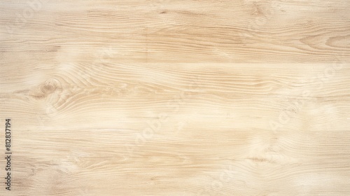 A smooth beige wooden surface with distinctive wood texture