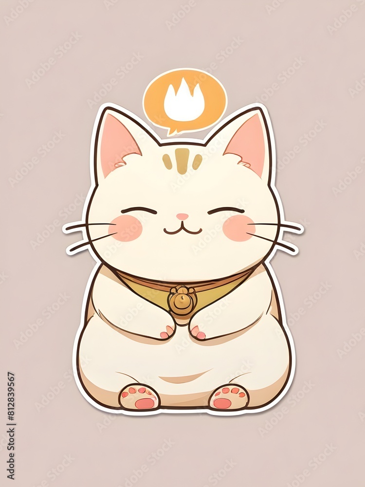 Buddha Cat Cute Animal Illustration Art Buddha Cat Cute Animal Illustration Art