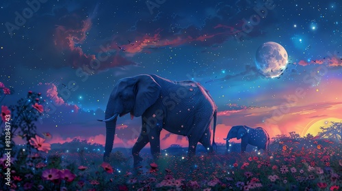 Parallel Universes, Impressionism, Elephants, Superblooms, Starry Nights photo