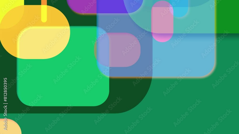 Shape minimal trendy motion background animation