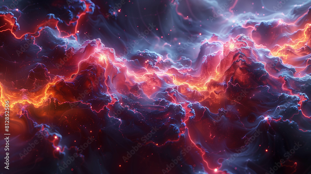 Hyper-realistic digital painting, A labyrinthine network of glowing neural pathways intertwined with circuits and data streams, pulsating with vibrant energy. Hyper-realistic digital painting, A labyrinthine network of glowing neural pathways intertwined with circuits and data streams, pulsating with vibrant energy.