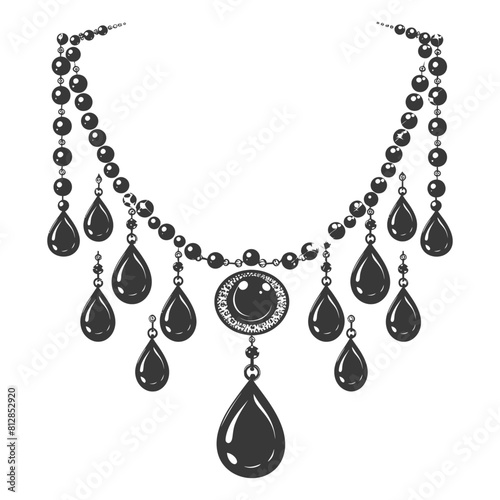 Silhouette jewelry and accessories for women black color only