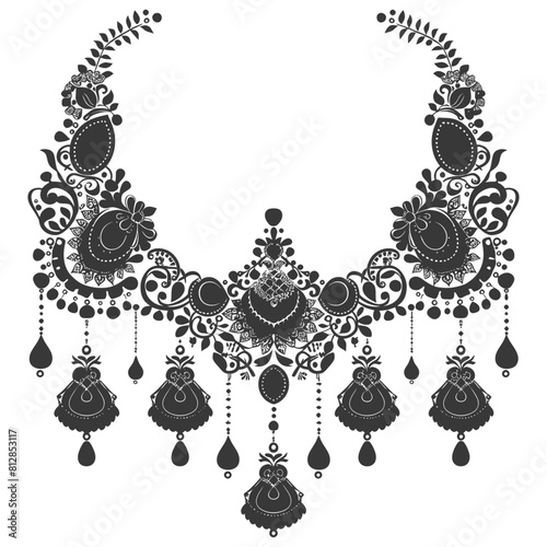 Silhouette jewelry and accessories for women black color only