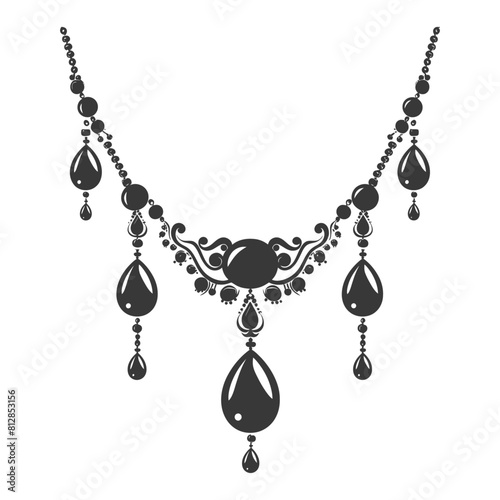 Silhouette jewelry and accessories for women black color only