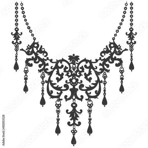Silhouette jewelry and accessories for women black color only