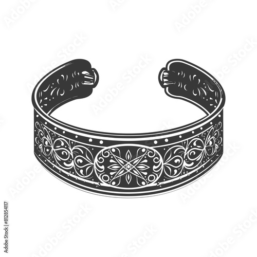 Silhouette jewelry bracelet accessories black color only