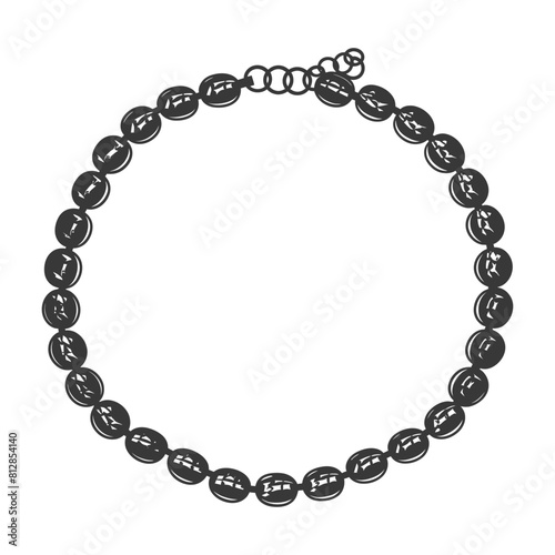 Silhouette jewelry bracelet accessories black color only