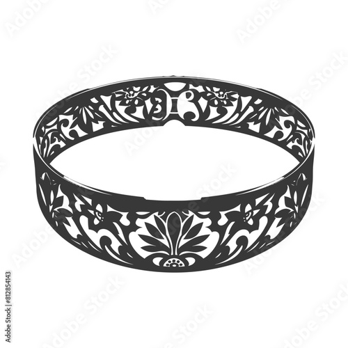 Silhouette jewelry bracelet accessories black color only