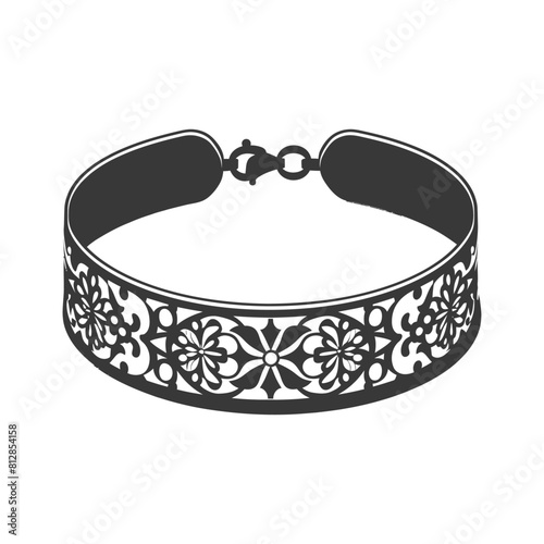 Silhouette jewelry bracelet accessories black color only