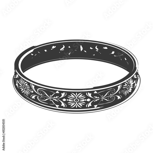 Silhouette jewelry bracelet accessories black color only