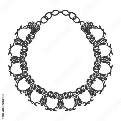 Silhouette jewelry bracelet accessories black color only