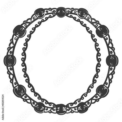 Wallpaper Mural Silhouette jewelry bracelet accessories black color only Torontodigital.ca