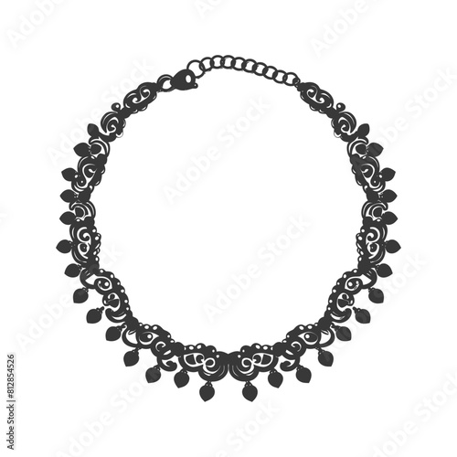 Silhouette jewelry bracelet accessories black color only