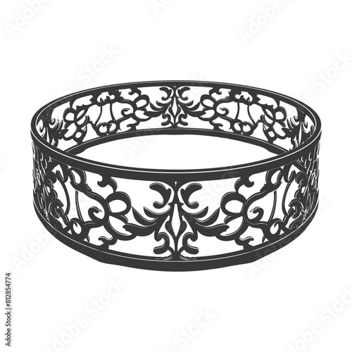 Silhouette jewelry bracelet accessories black color only
