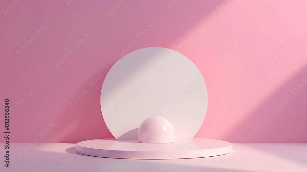 Minimal background mock up with podium for product displayAbstract white geometry shape background minimalist Valentines day pink backgroundAbstract mock up backgroundup 3D rendering : Generative AI Minimal background mock up with podium for product displayAbstract white geometry shape background minimalist Valentines day pink backgroundAbstract mock up backgroundup 3D rendering : Generative AI