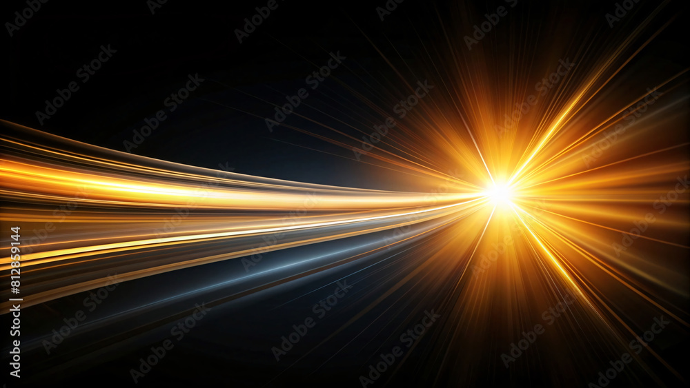 Orange Energy Wave: Abstract illustration of glowing lines on futuristic background, evoking motion and speed Orange Energy Wave: Abstract illustration of glowing lines on futuristic background, evoking motion and speed