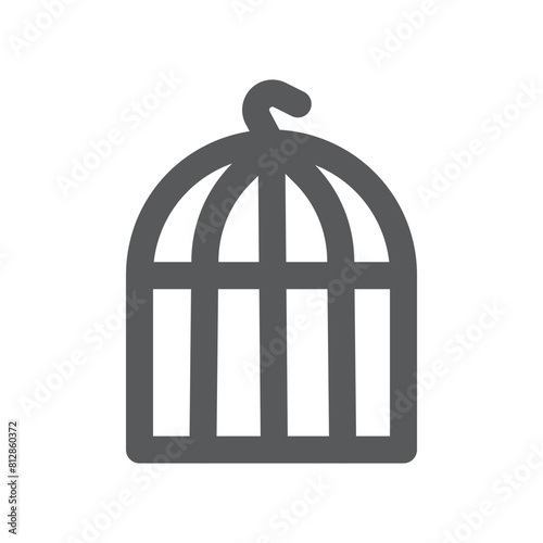 birdcage line icon