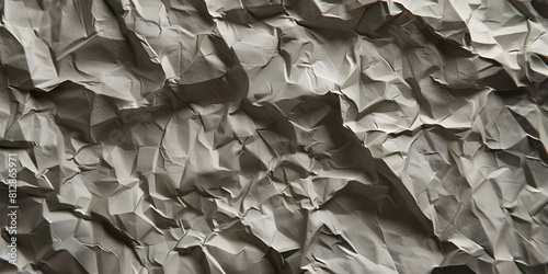 Crumpled paper texture background - Ai Generated