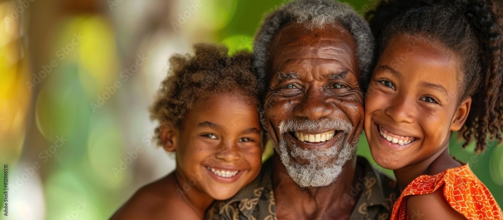 Parent s Affectionate Embrace Radiates Warmth and Joy with Their Children