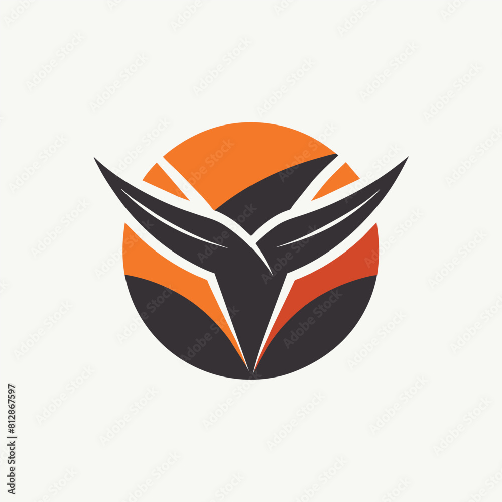 A bird sits on top of a logo in a creative use of negative space design, A logo design using negative space creatively, minimalist logo A bird sits on top of a logo in a creative use of negative space design, A logo design using negative space creatively, minimalist logo