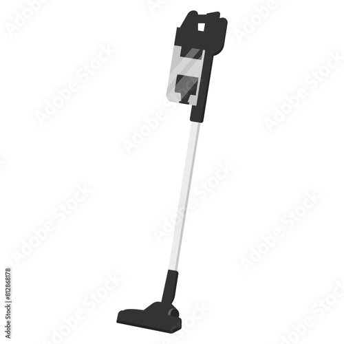 Cordless handheld vacuum cleaner. Vector illustration.