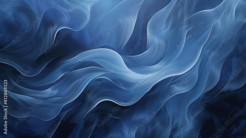 Blue abstract background, looks like smoke or soft waves. Blue abstract background, looks like smoke or soft waves.