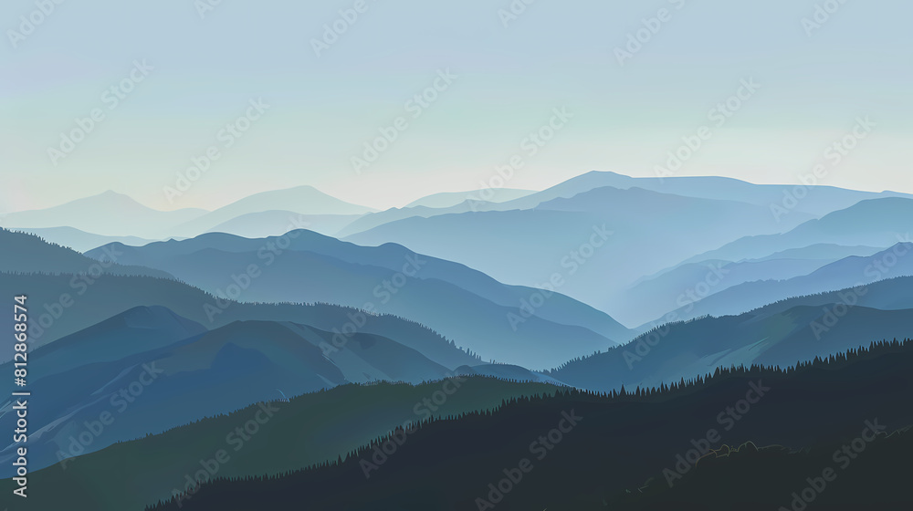 low square mountain ridge Stock vector illustration low square mountain ridge Stock vector illustration
