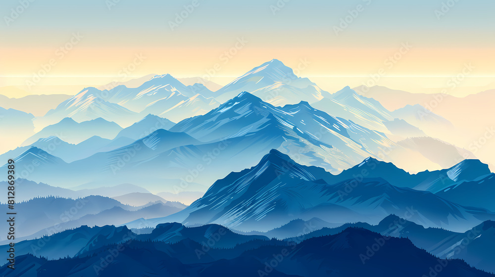 low square mountain ridge Stock vector illustration low square mountain ridge Stock vector illustration