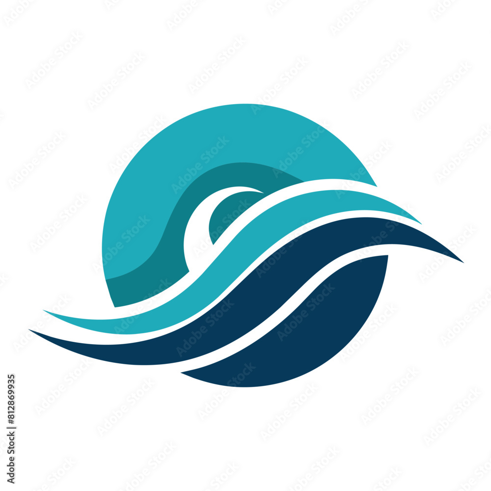 Minimalist logo design featuring a stylized wave for a water company, A minimalist logo featuring a stylized wave design, minimalist logo Minimalist logo design featuring a stylized wave for a water company, A minimalist logo featuring a stylized wave design, minimalist logo