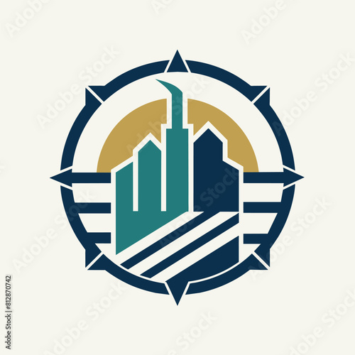 A logo for a construction company featuring a minimalist design inspired by the beauty of craftsmanship, A minimalist logo inspired by the beauty of manufacturing processes and machinery