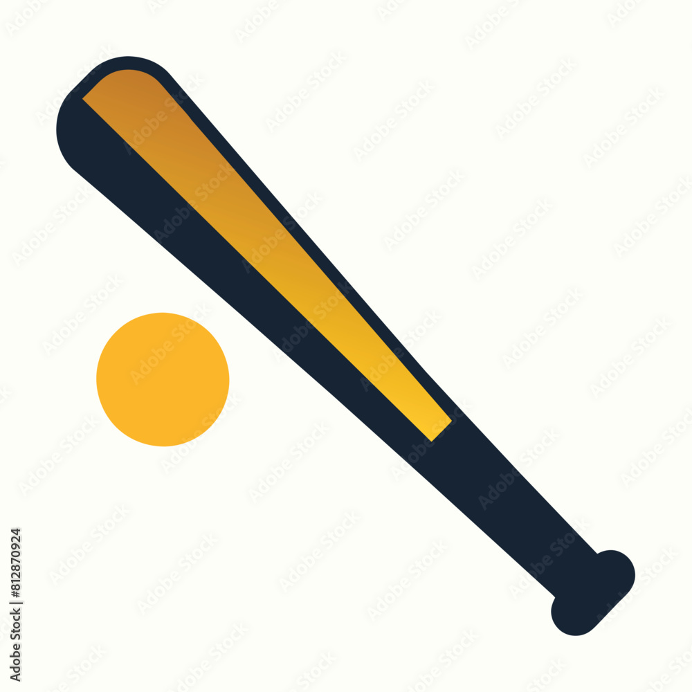 A baseball bat and a ball placed on a plain white surface, A minimalist logo of a baseball bat, minimalist logo A baseball bat and a ball placed on a plain white surface, A minimalist logo of a baseball bat, minimalist logo