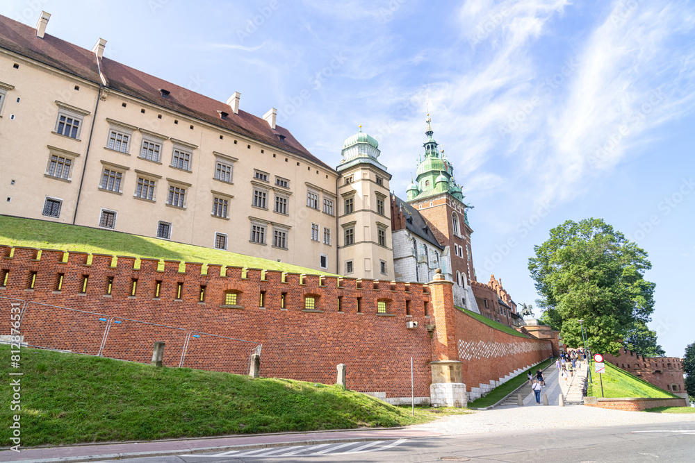 Obraz premium Amazing Medieval Wawel Castle in Krakow, Poland